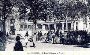 2461- Tlemcen - Place de la Victoire - ecole